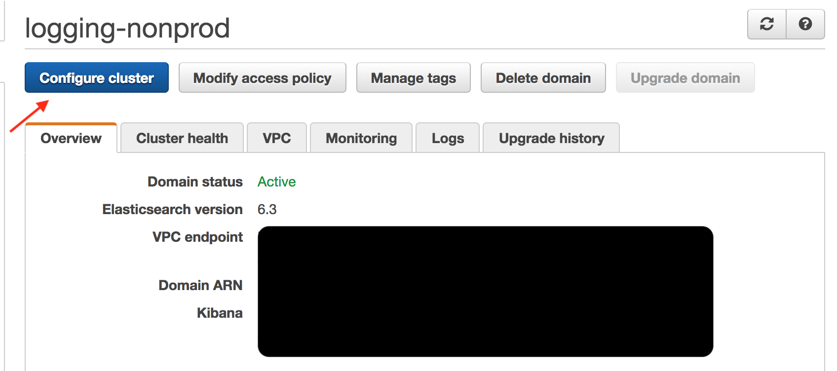 Configure Elastisearch cluster