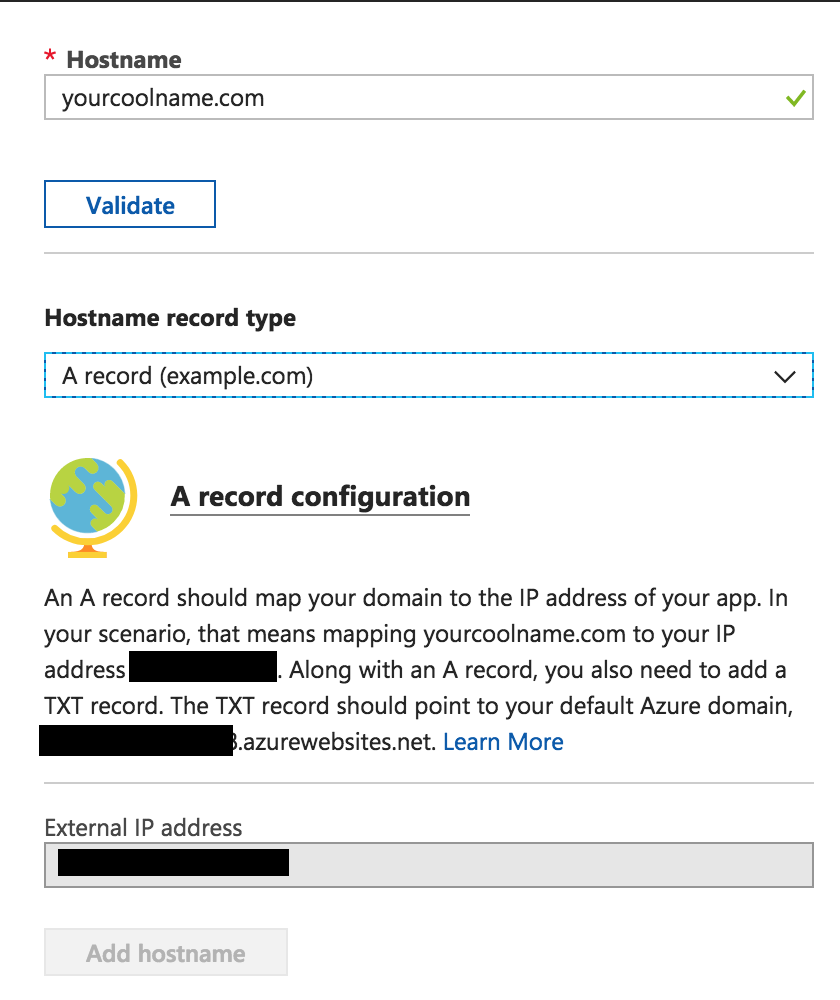 Add Hostname